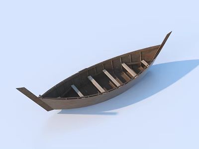boat wooden boat 3d model boat wooden boat 3d model