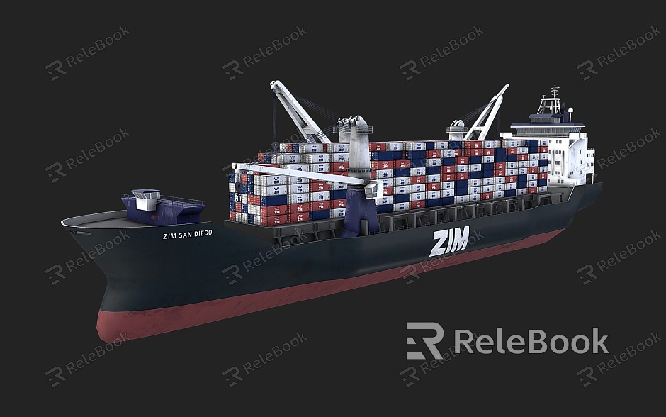 transport ship ship cargo ship container cargo ship model