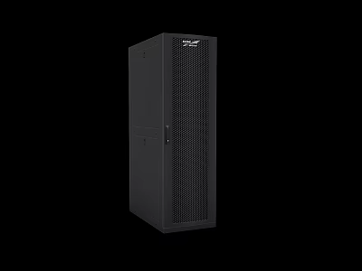 HP Black Server Rack Cabinet With Modern Design For Computer Storage 3d model