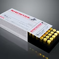 Open Winchester Ammunition Box With Golden Bullets In Black Tray
