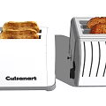 Two Cuisanart Toasters with Toasted Bread Slices as Modern Kitchen Appliances