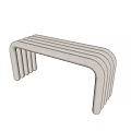 Nordic Shoe Changing Stool Bench Living Room Sofa Stool Cloakroom Bench 3d model