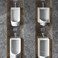 Modern urinal 3d model
