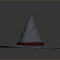 Modern Witch Hat Magician Hat Magic Hat 3d model