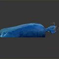 Blue Garbage Bag For Everyday Household Use With Tied Knot And Secure Closure
