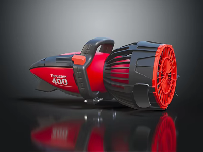 Automotive Thermal 400 Parts High Efficiency Red Black Design For Car Cooling Systems 3d model