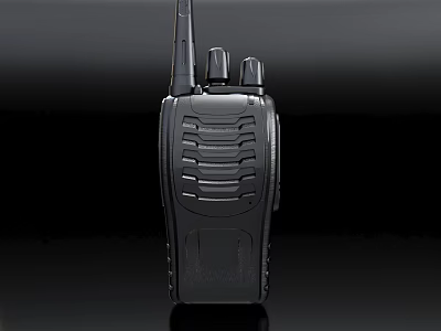 Professional Two Way Radio Digital Communication Device With Long Range And Portable Design 3d model