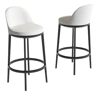 Modern Bar Chair 3d model