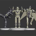 Modern robot toy sci-fi robot 3d model