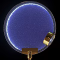 Modern Floor Lamps With Circular Shades Multiple Colors And Golden Stands