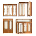 Wooden Casement Windows With Traditional Lattice Design And Various Frame Styles