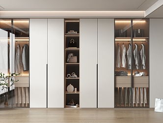 Modern Wardrobe Home Wardrobe 3d model