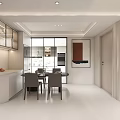Modern Living Room Interior With Marble TV Backdrop Sofa Armchair Coffee Table