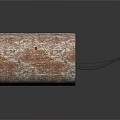 Industrial Pipeline Internal Structure With Metal Components Circular Design And Rusty Surface