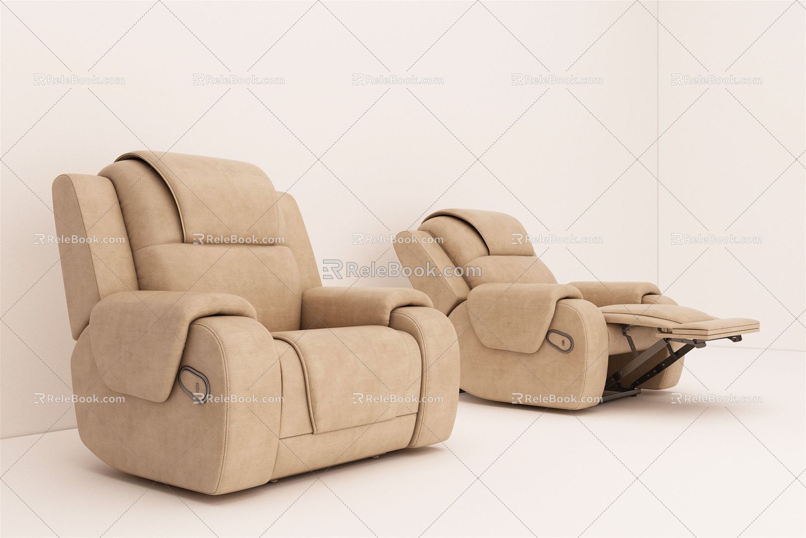 Modern massage chair 3d model