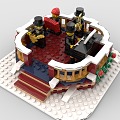 LEGO Toy Blocks Classical Band Performance 3d model