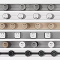 Modern socket rail socket controller 3d model