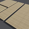 Light Color Wooden Flooring Planks With Natural Wood Grain And Smooth Surface