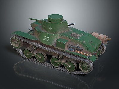 Light Tank Light Armored Tank Modern Tank World War II Tank World War I Tank Heavy Tank 3d model