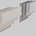 Soft Linen Curtains With Natural Fabric And Neutral Tone In Layered