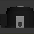 Industrial Rotary Device With Circular Structure Black Silver Housing And Multiple Holes For Machinery Use