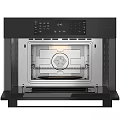 Modern Stainless Steel Kitchen Appliances Including Refrigerator Oven And Dishwasher