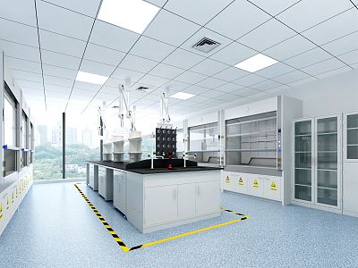 Modern Laboratory 3d model