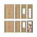 Various Wooden Swing Door Designs With Single Leaf Double Leaf And Glass Panel Styles