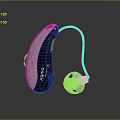 Signia Wireless Computer Headphones With Black Body And White Earbuds