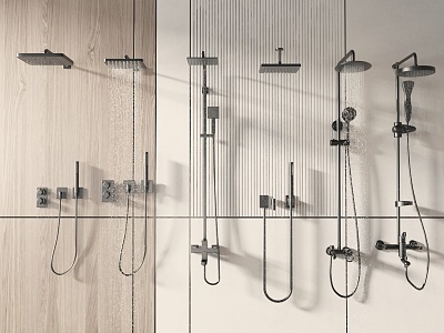 Modern Shower 3d model