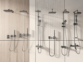 Modern Shower 3d model