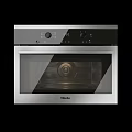 Sleek Miele Built In Oven With Stainless Steel Finish Glass Door And Digital Controls
