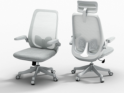 Computer Chair Office Chair Staff Chair Swivel Chair Lift Chair 3d model