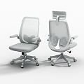 Computer Chair Office Chair Staff Chair Swivel Chair Lift Chair 3d model