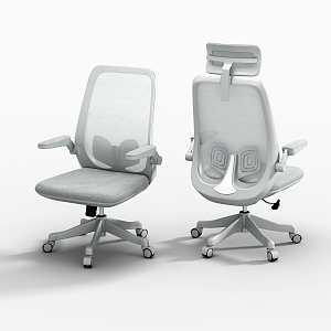 Computer Chair Office Chair Staff Chair Swivel Chair Lift Chair 3d model