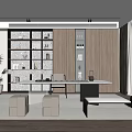 Simple Tea Room 3d model