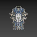 Shield Protection Shield Armor Weapon War Shield Sci-fi Equipment Game Equipment Death Shield Mechanical Shield Mecha Shield Sci-fi Shield PBR 3d model
