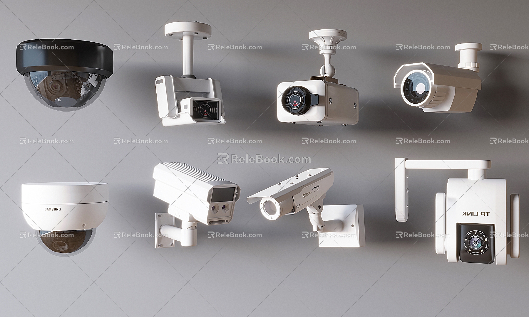 Surveillance camera monitor spherical camera infrared monitor probe monitoring combination model