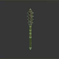 Sci-fi Hammer Sci-fi Stick Mace Sci-fi Weapon Ancient Weapon Hammer Cold Weapon Medieval Item 3d model