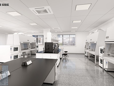 Experimental area of modern laboratory model