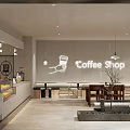 Stylish Milk Tea Shop Interior Design With Cozy Seating Bar Counter And Hanging Lamps