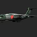 Indonesian Air Force Passenger Aircraft With Camouflage Livery And Red Circular Insignia