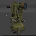 Professional Green Industrial Surveying Instrument With Metal Base And Telescope Component