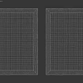 Two Soft Gray Square Rugs Featuring Simple Texture For Home Decor
