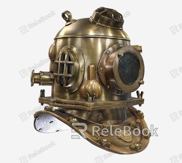 Diver's helmet model