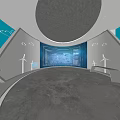 Science and Technology Exhibition Hall 3d model