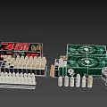 Weapon Ammunition Collection With 38 Special Bullets Metal Boxes And Components