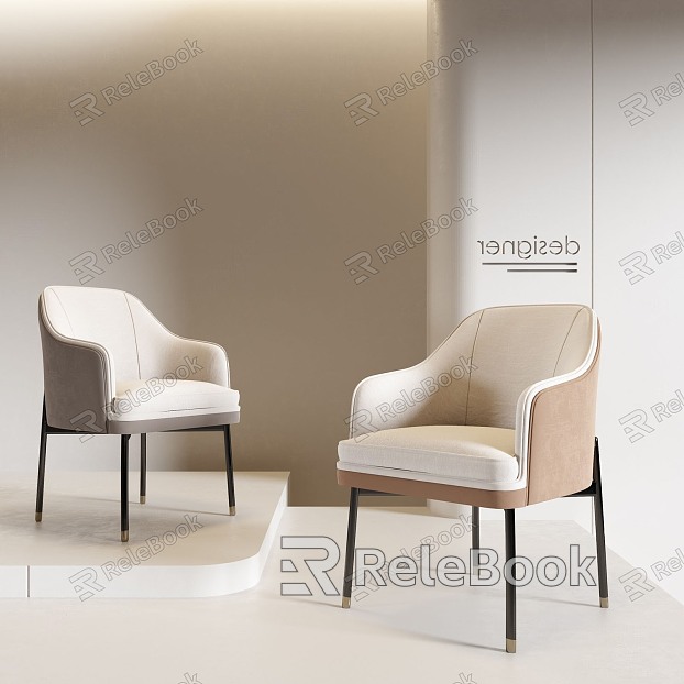 Modern Dining Chair Single Chair model