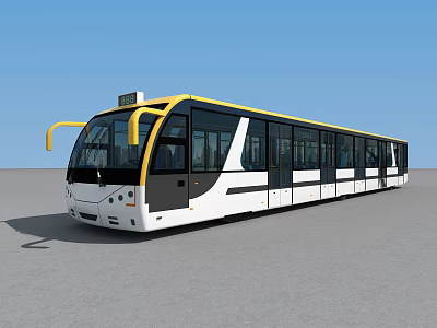 modern bus 3d model