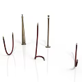 Different Metal Hooks With Various Shapes For Home Hanging Applications